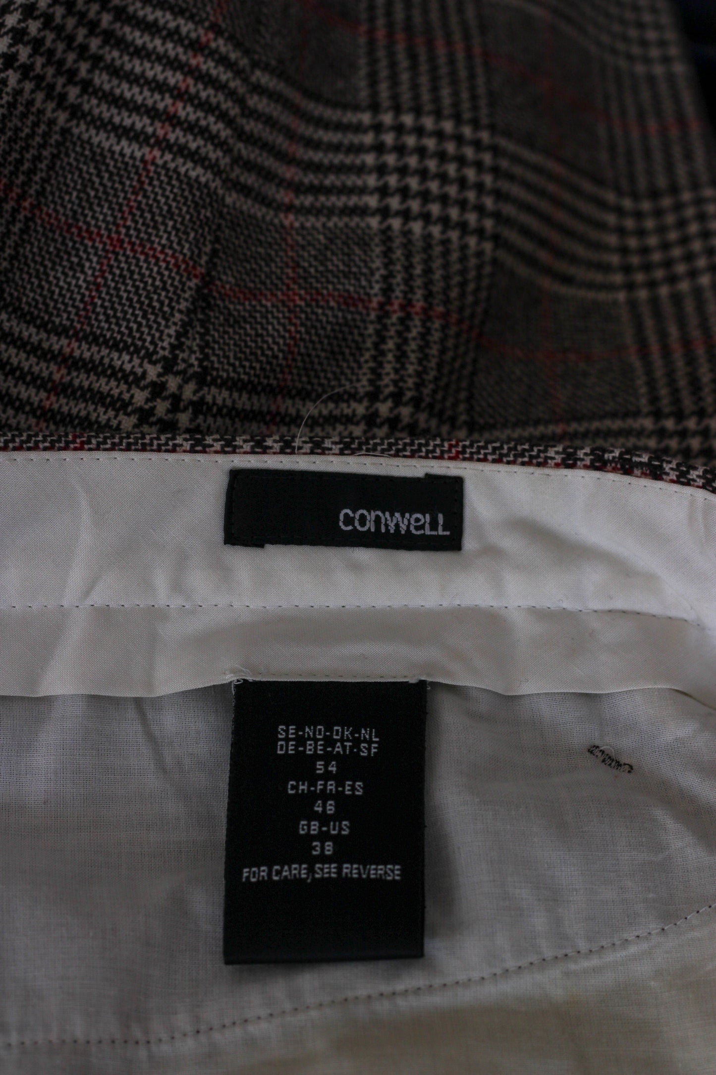Conwell pantalon masculin en laine à motifs