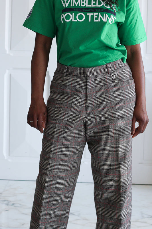 Conwell pantalon masculin en laine à motifs