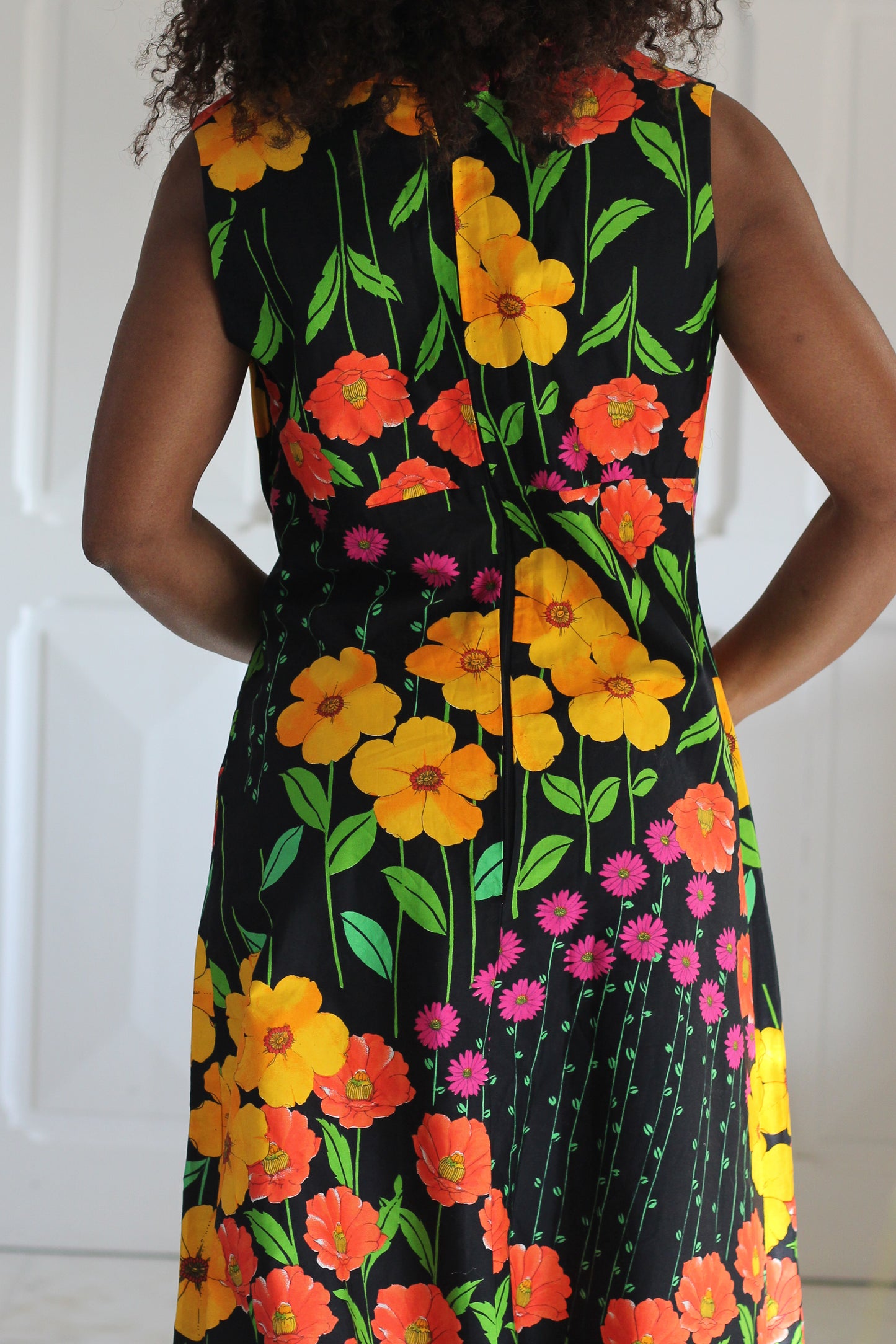 Georges Kay longue robe floral