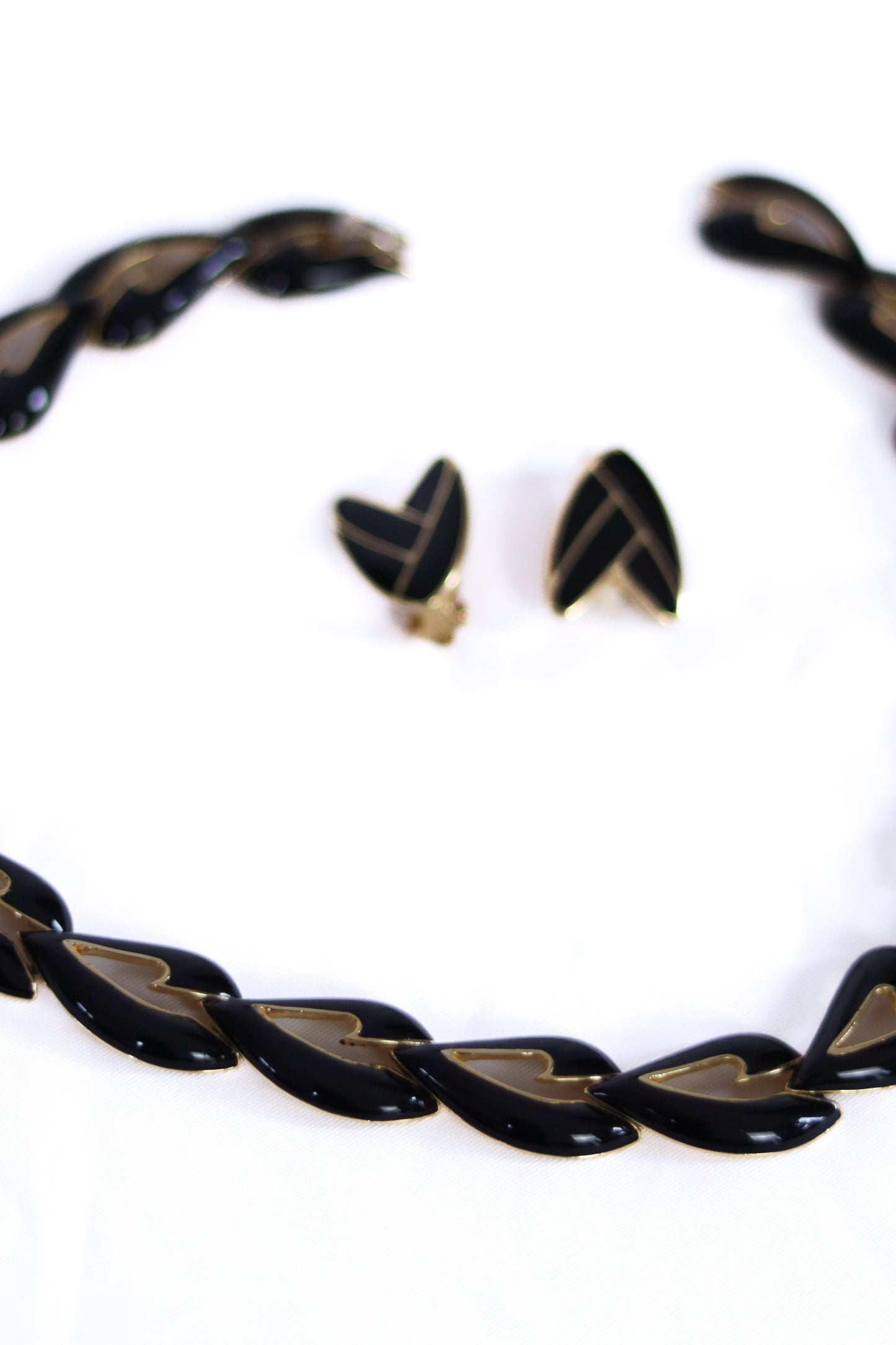 Parrure collier années 1980