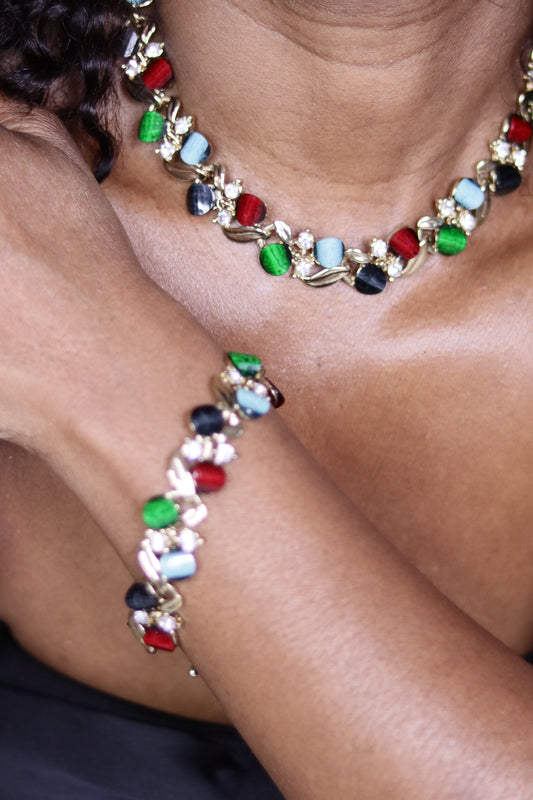 Parure bijoux vintage