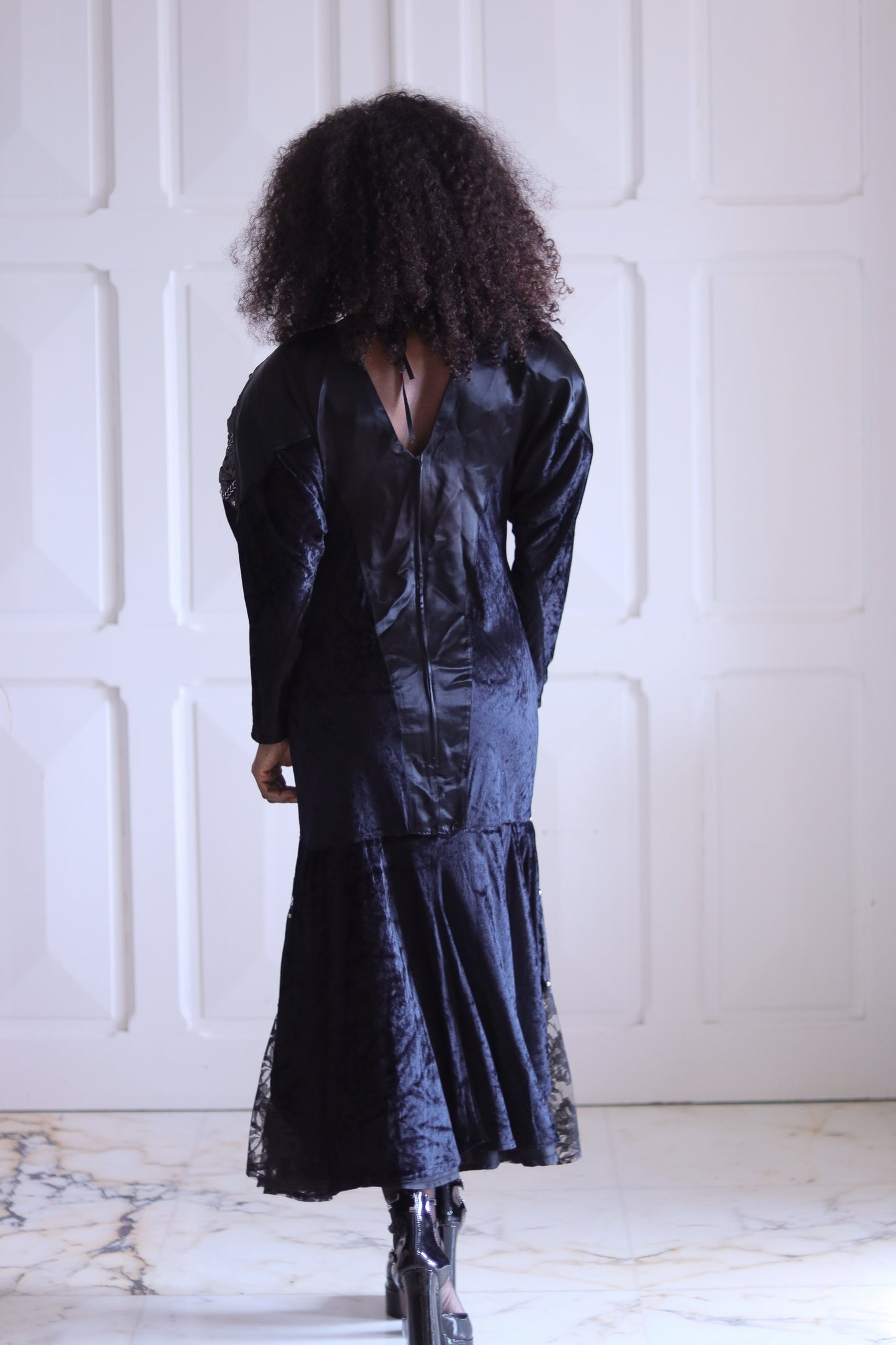 Pati Pat robe baroque en soie