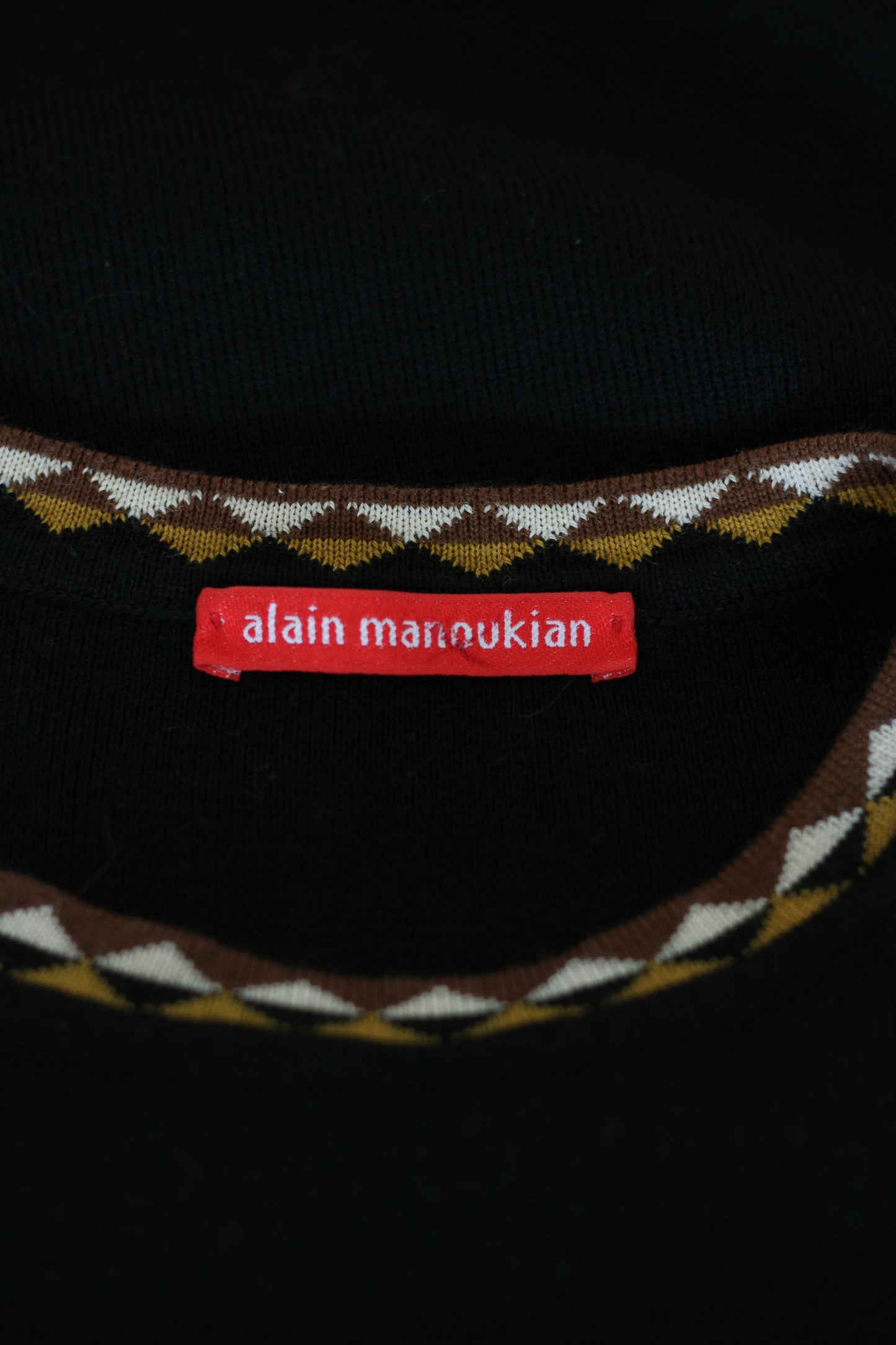 Alain Manoukian tricot à motifs