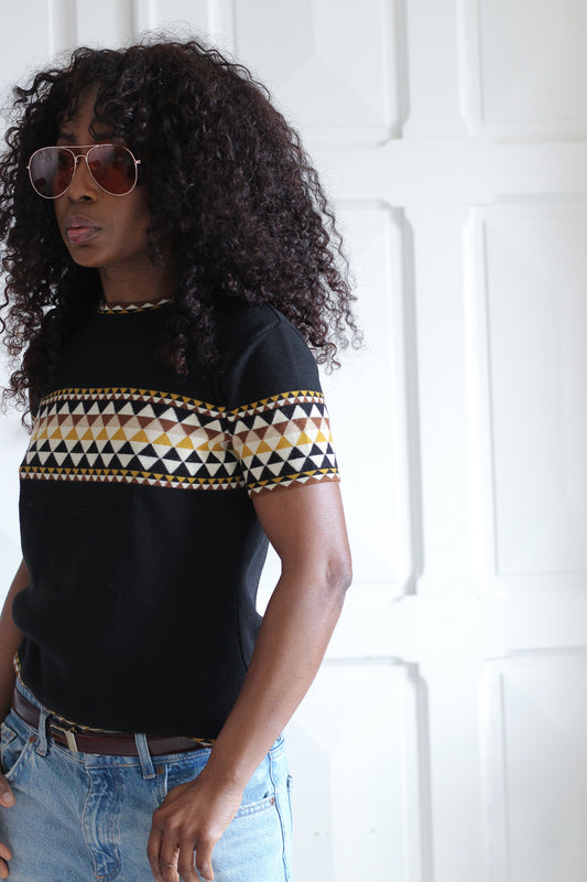 Alain Manoukian tricot à motifs