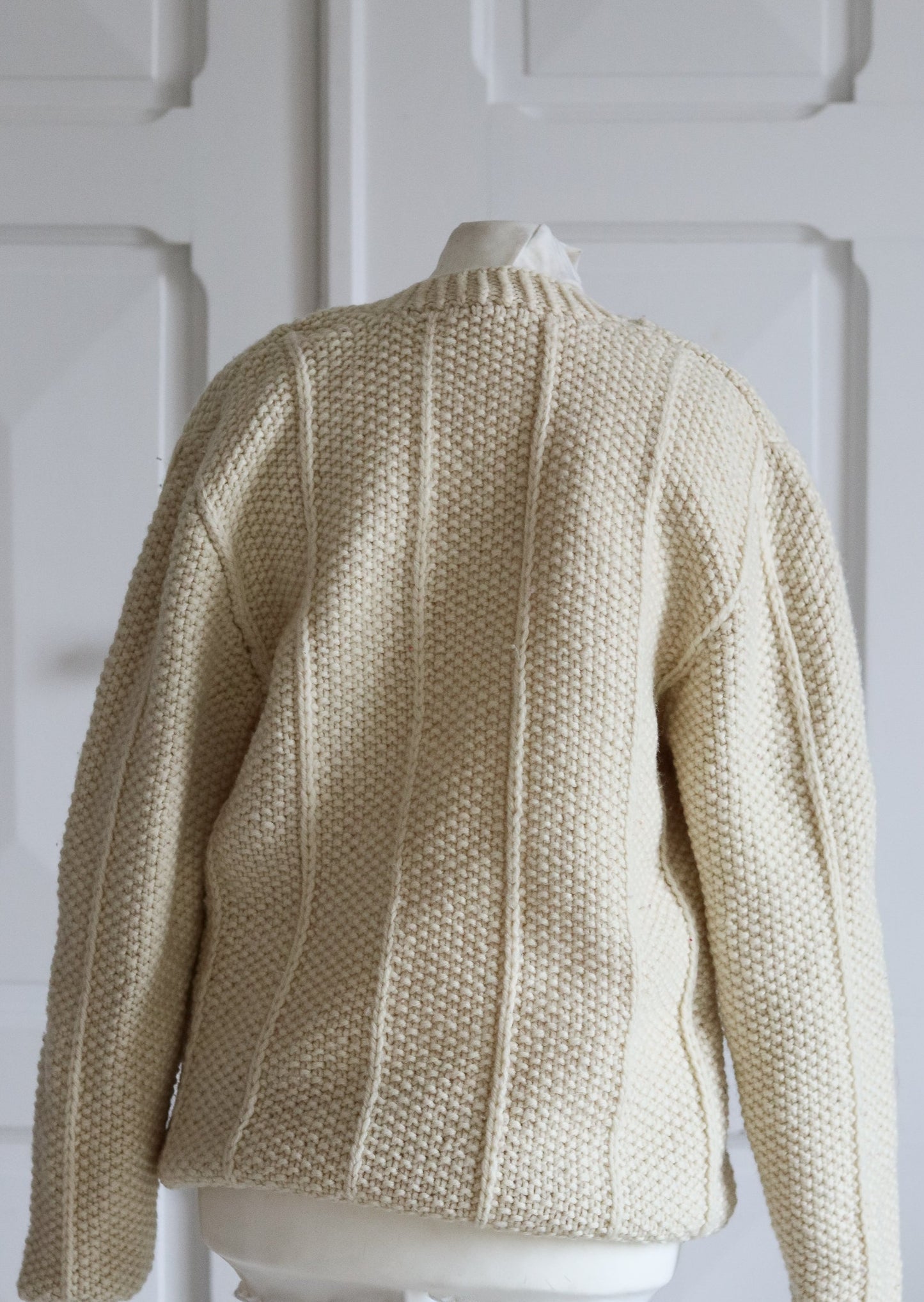 Pull tricot main vintage