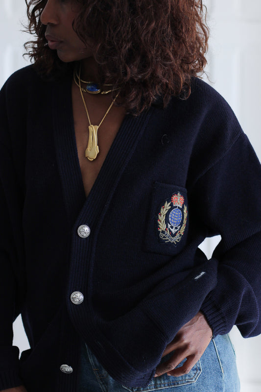 Tricomer cardigan vintage en laine