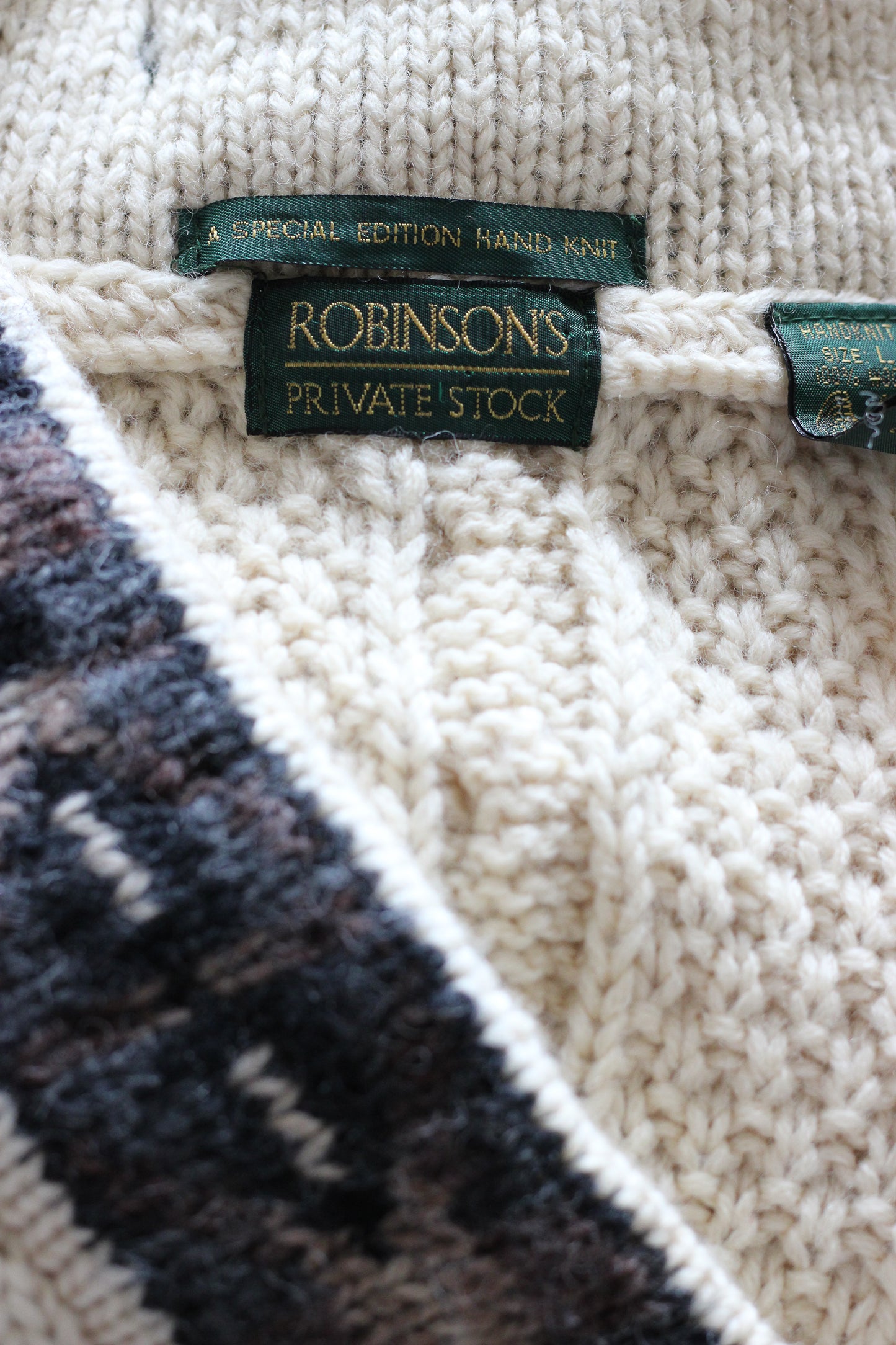 Robinson's pull en grosses mailles