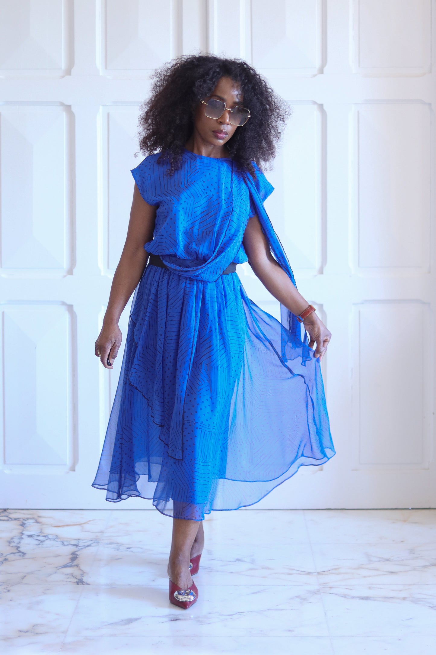 Jean Biolay robe fluide