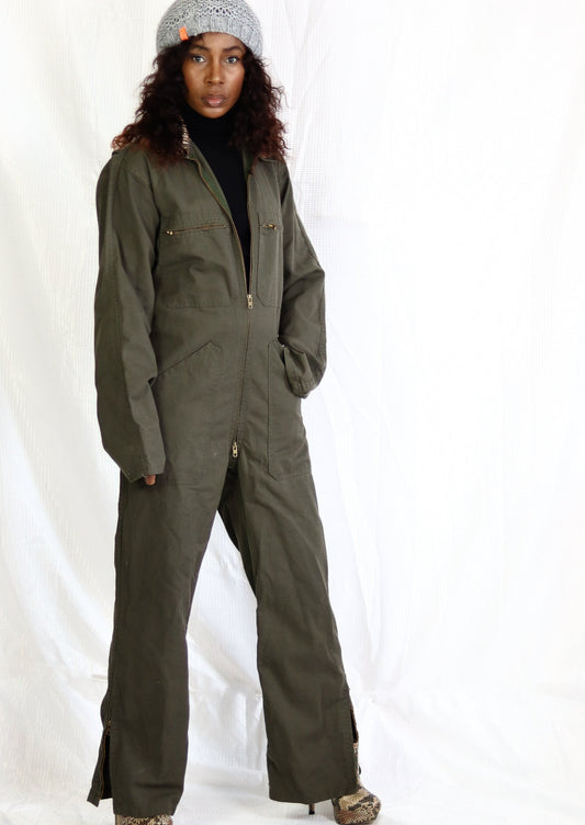 Combinaison armée vintage upcyclée