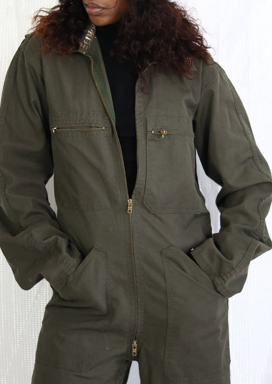 Combinaison armée vintage upcyclée