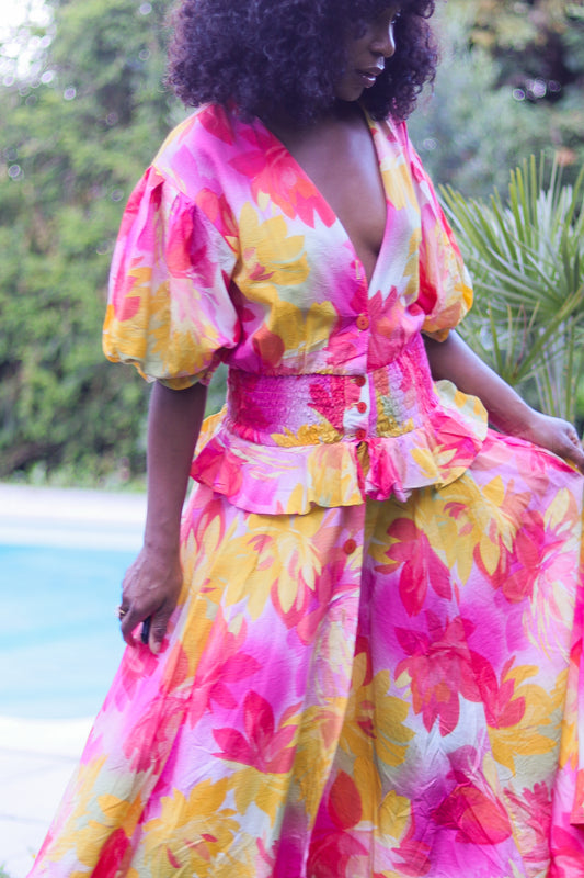 Violetta robe tropical