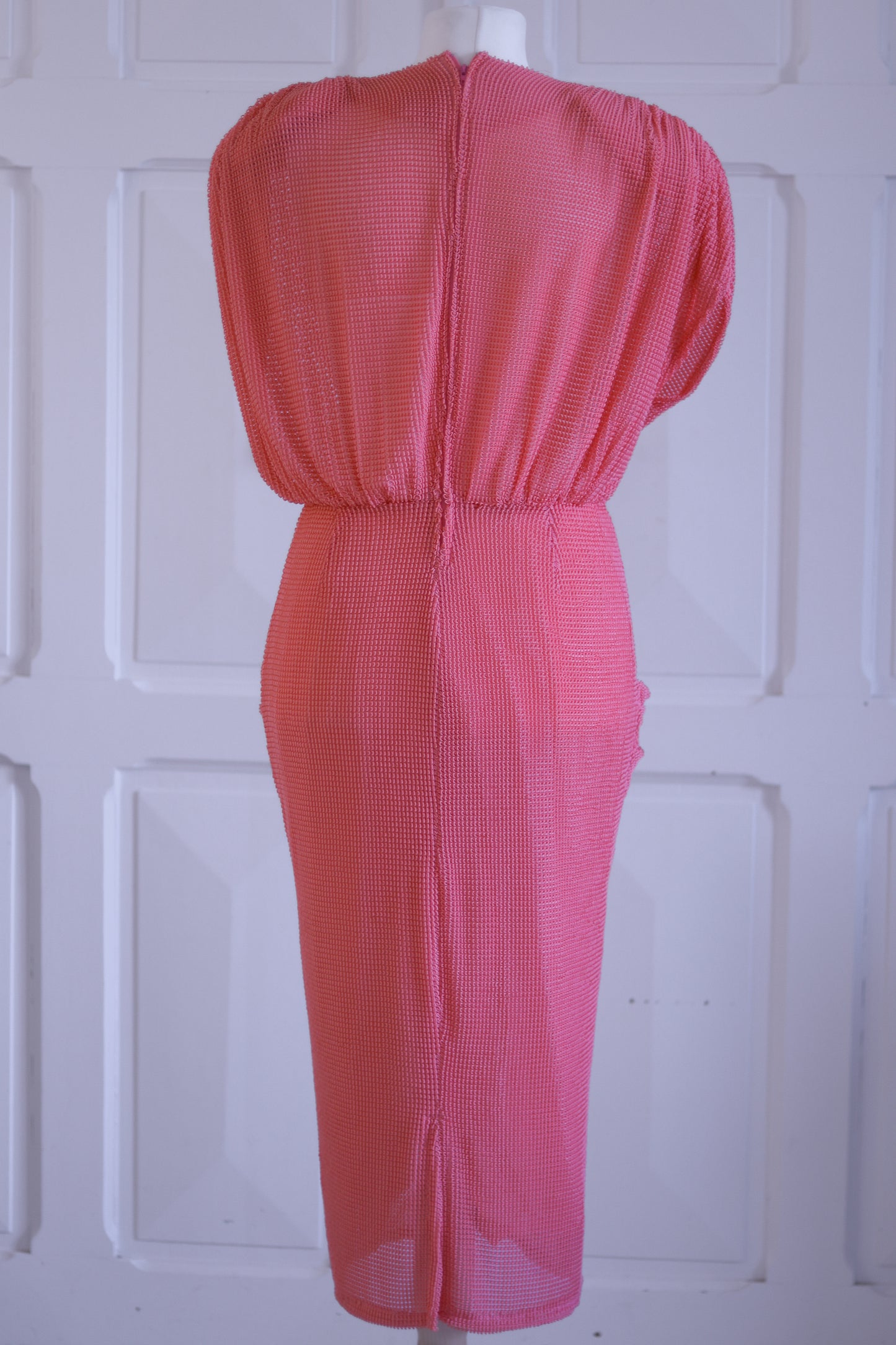 Robe maxi épaulettes vintage