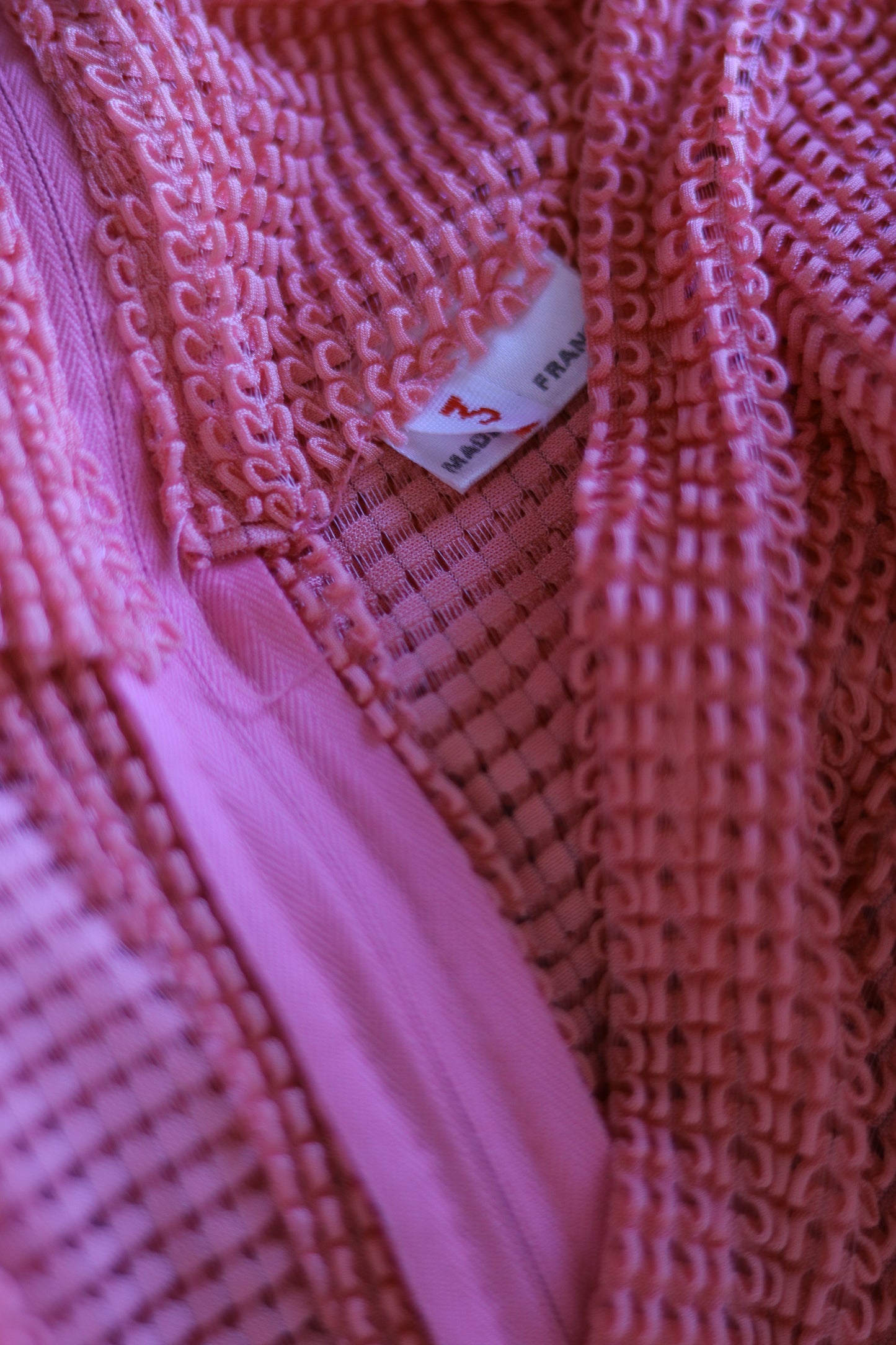 Robe maxi épaulettes vintage