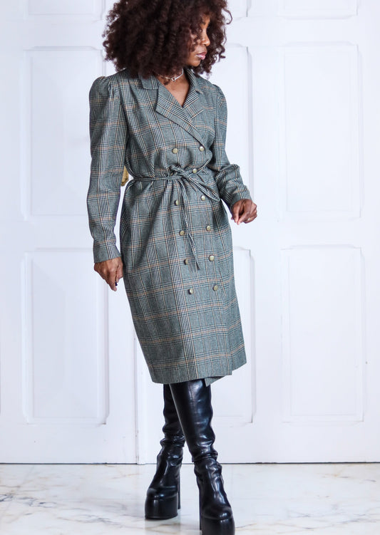 Robe chemise à motifs