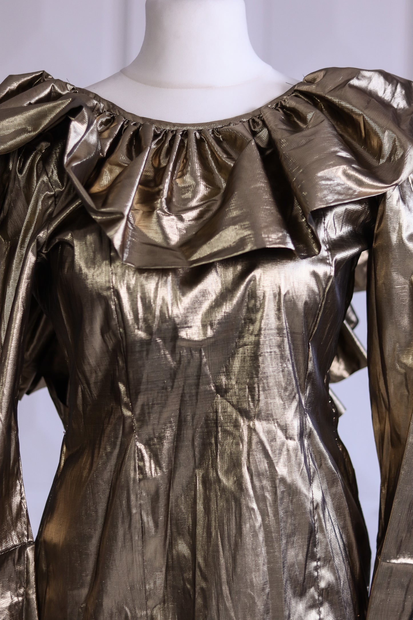 Fait main robe cocktail 1980