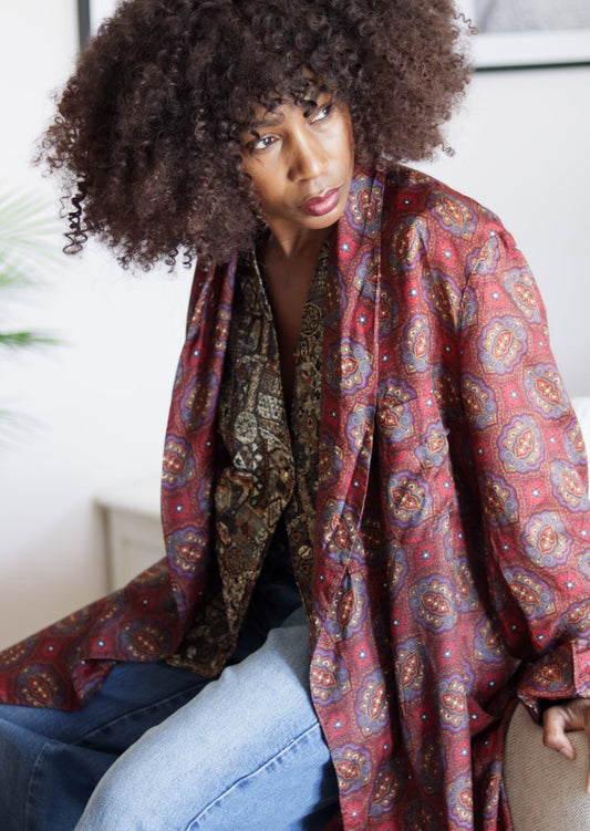 TRIPLEFILE robe de chambre baroque