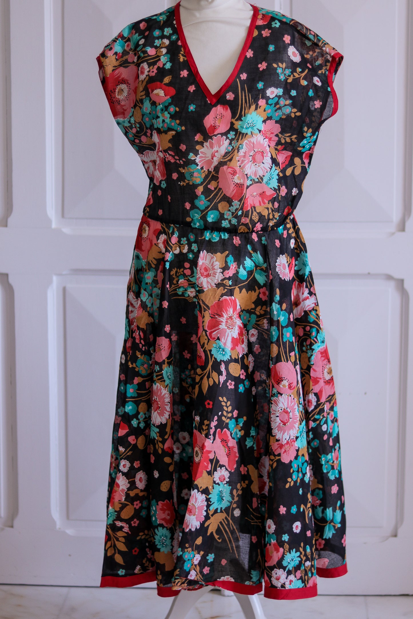Robe florale vintage