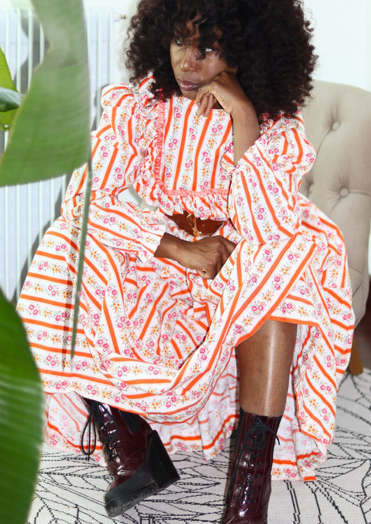 FAIT MAIN robe seventies