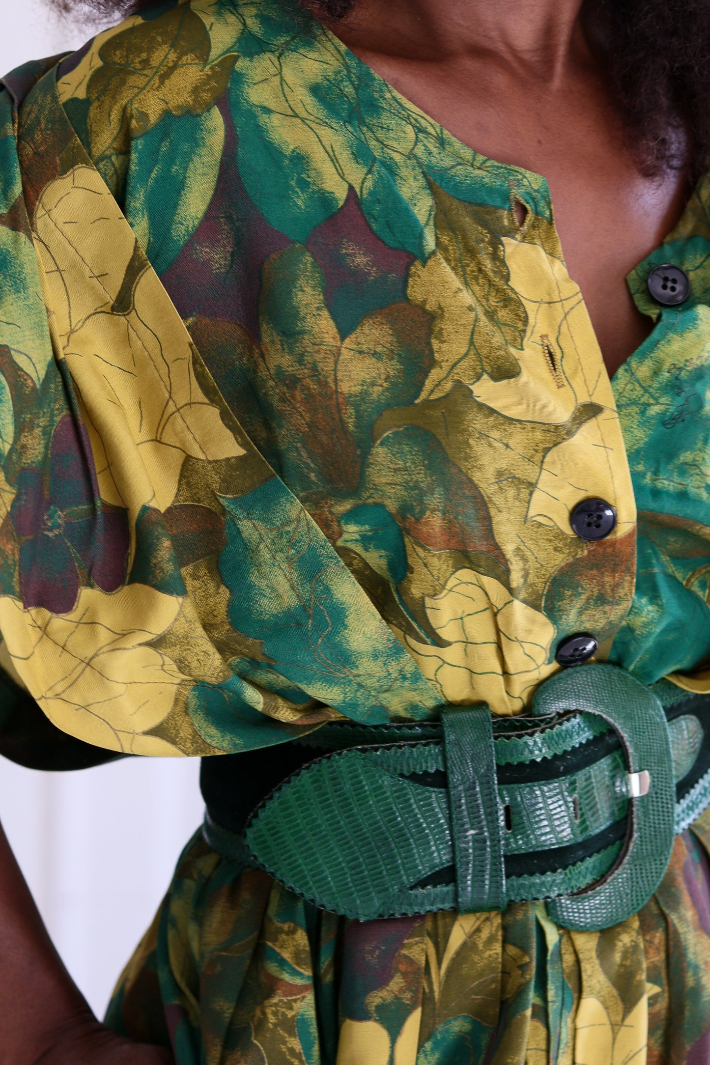 Robe à motifs vintage