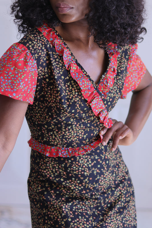 Longue robe romantique bohème