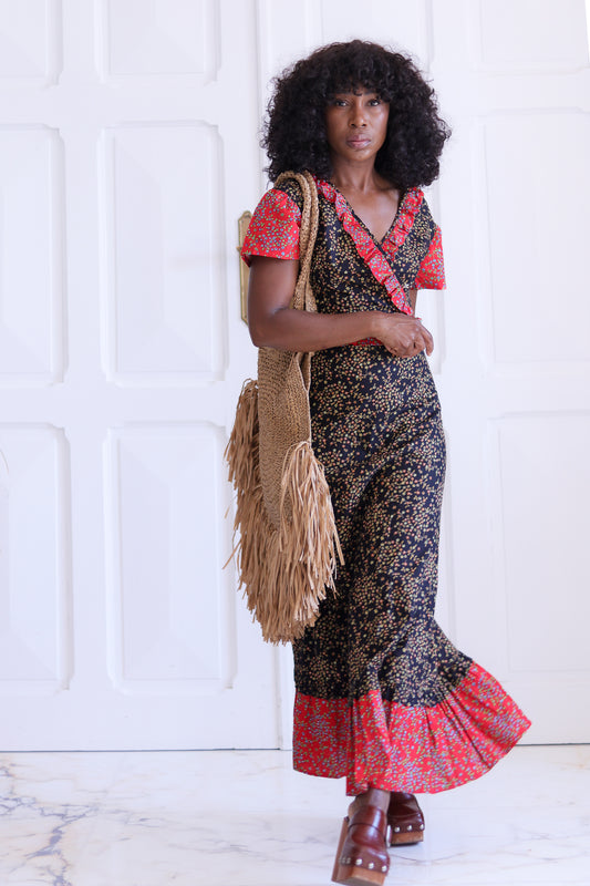 Longue robe romantique bohème