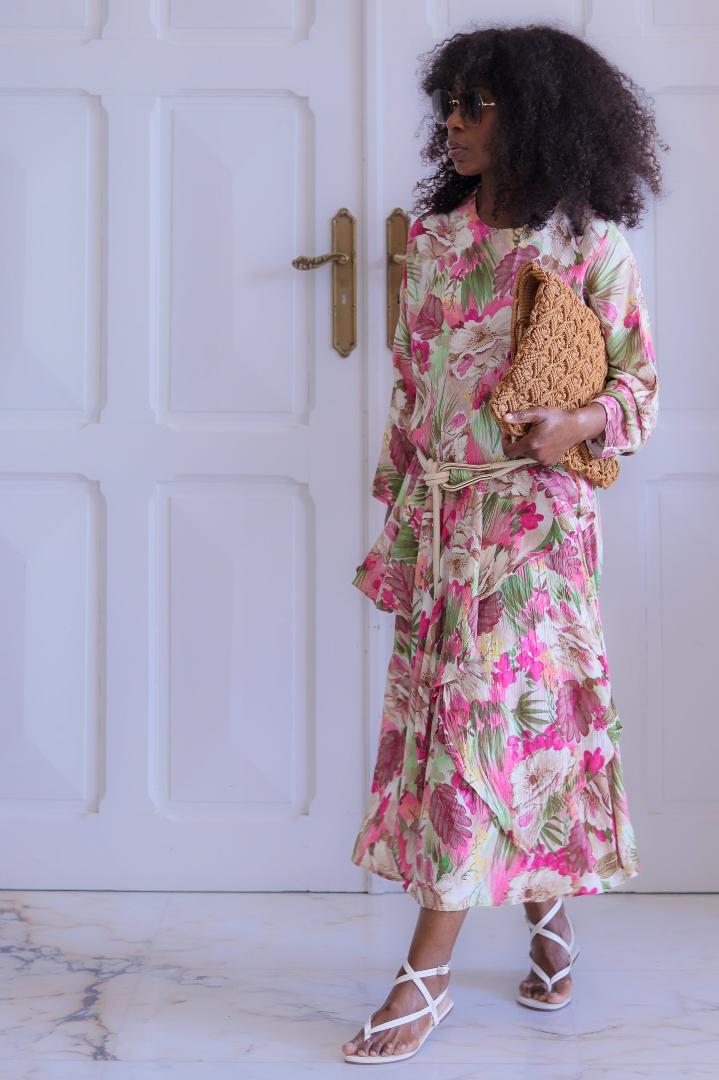 Robe vintage florale