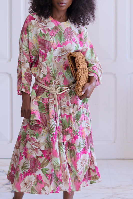Robe vintage florale