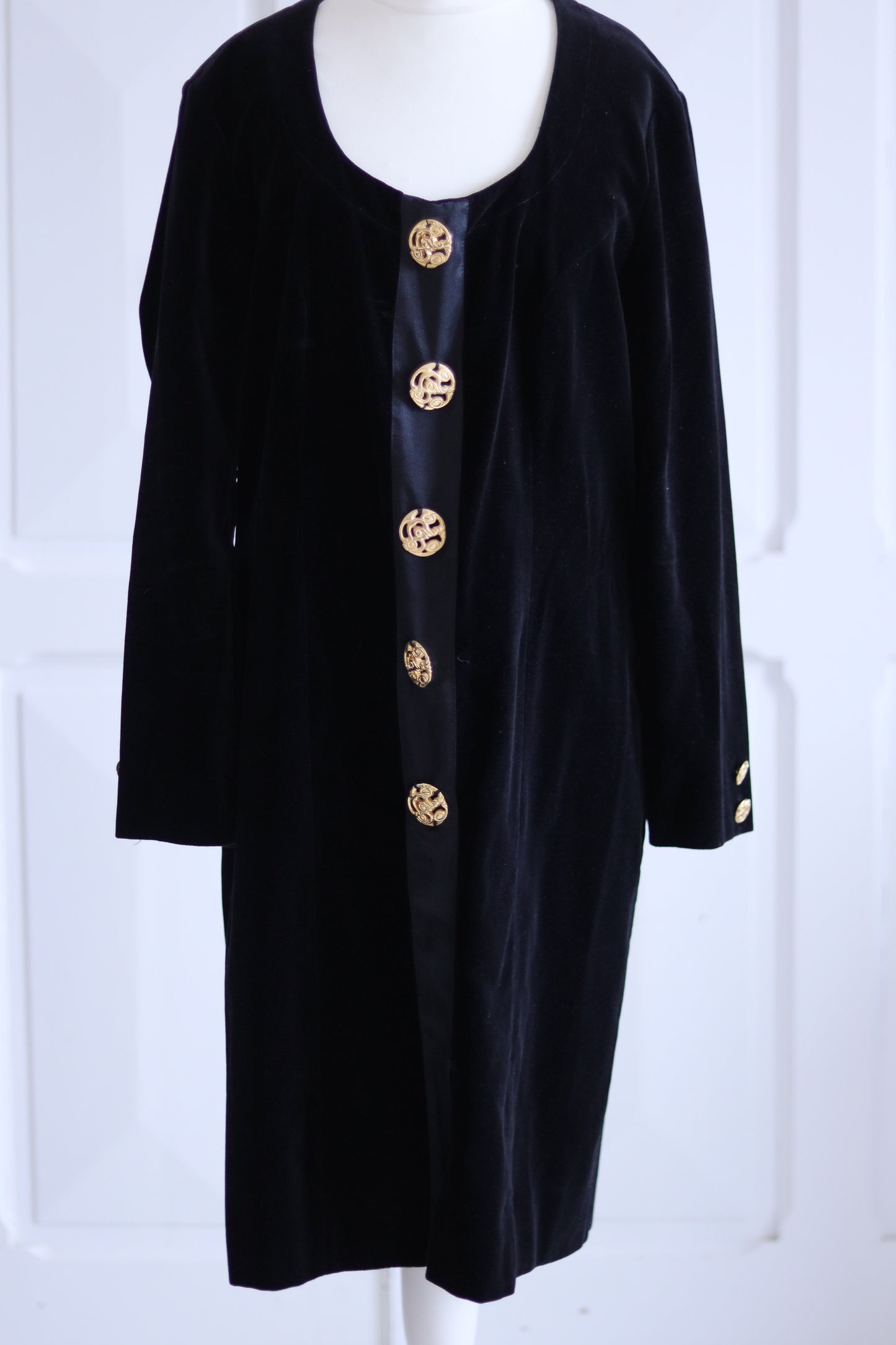 Robe en velours de coton