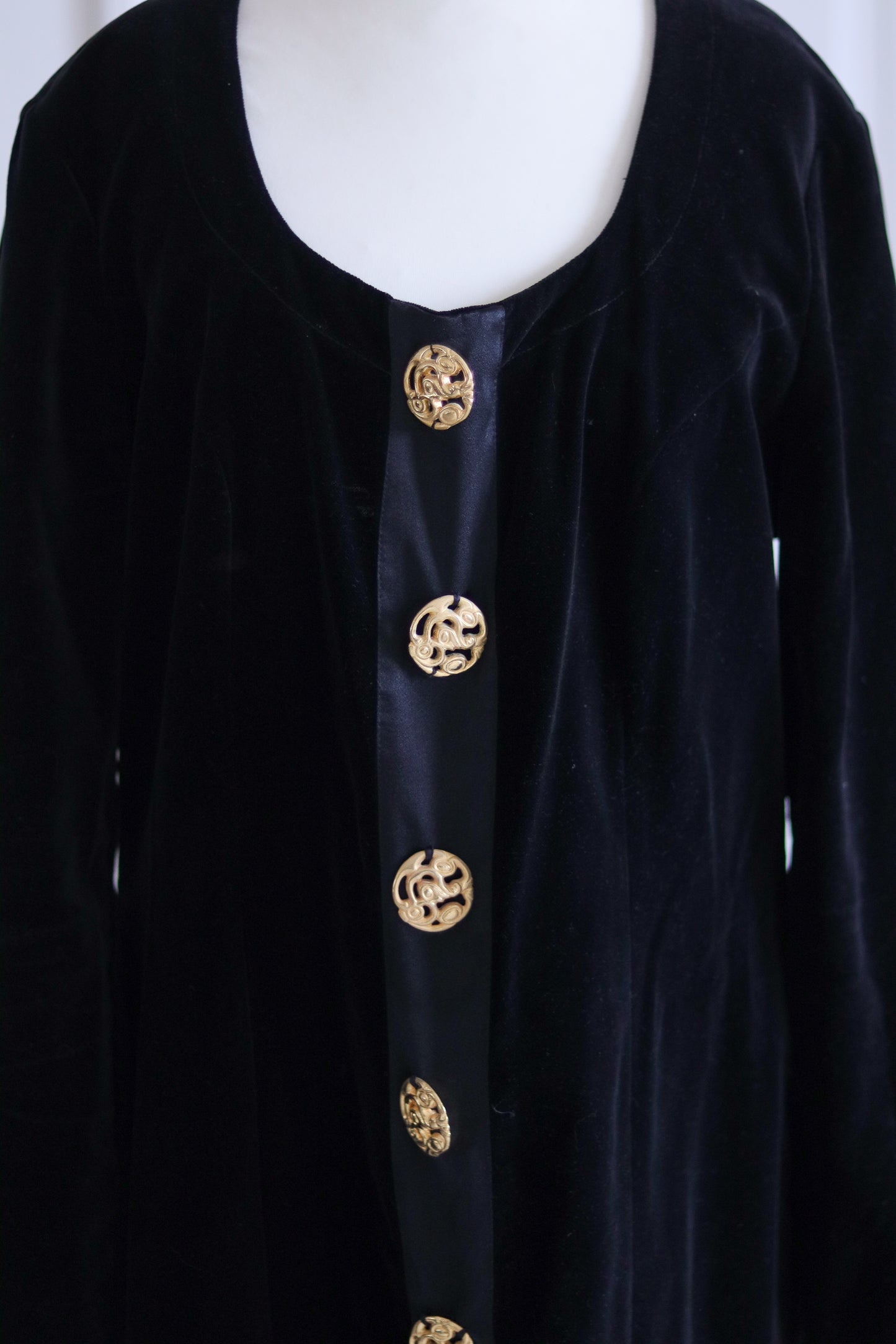 Robe en velours de coton