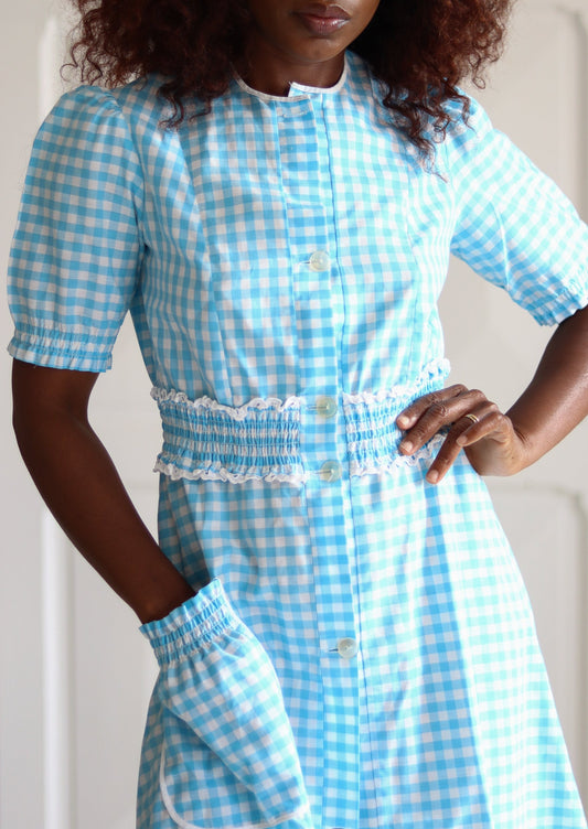 Robe vichy 1970