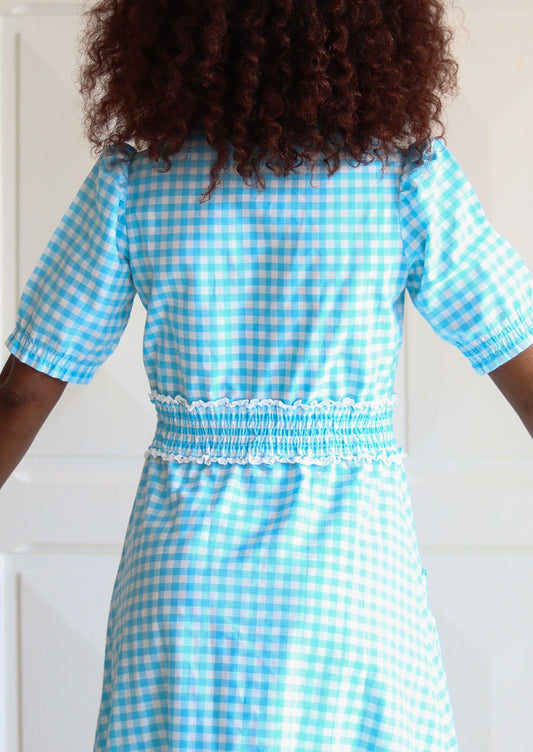 Robe vichy 1970