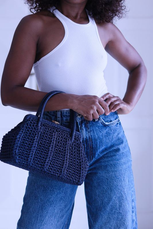 Sac à main en tricot