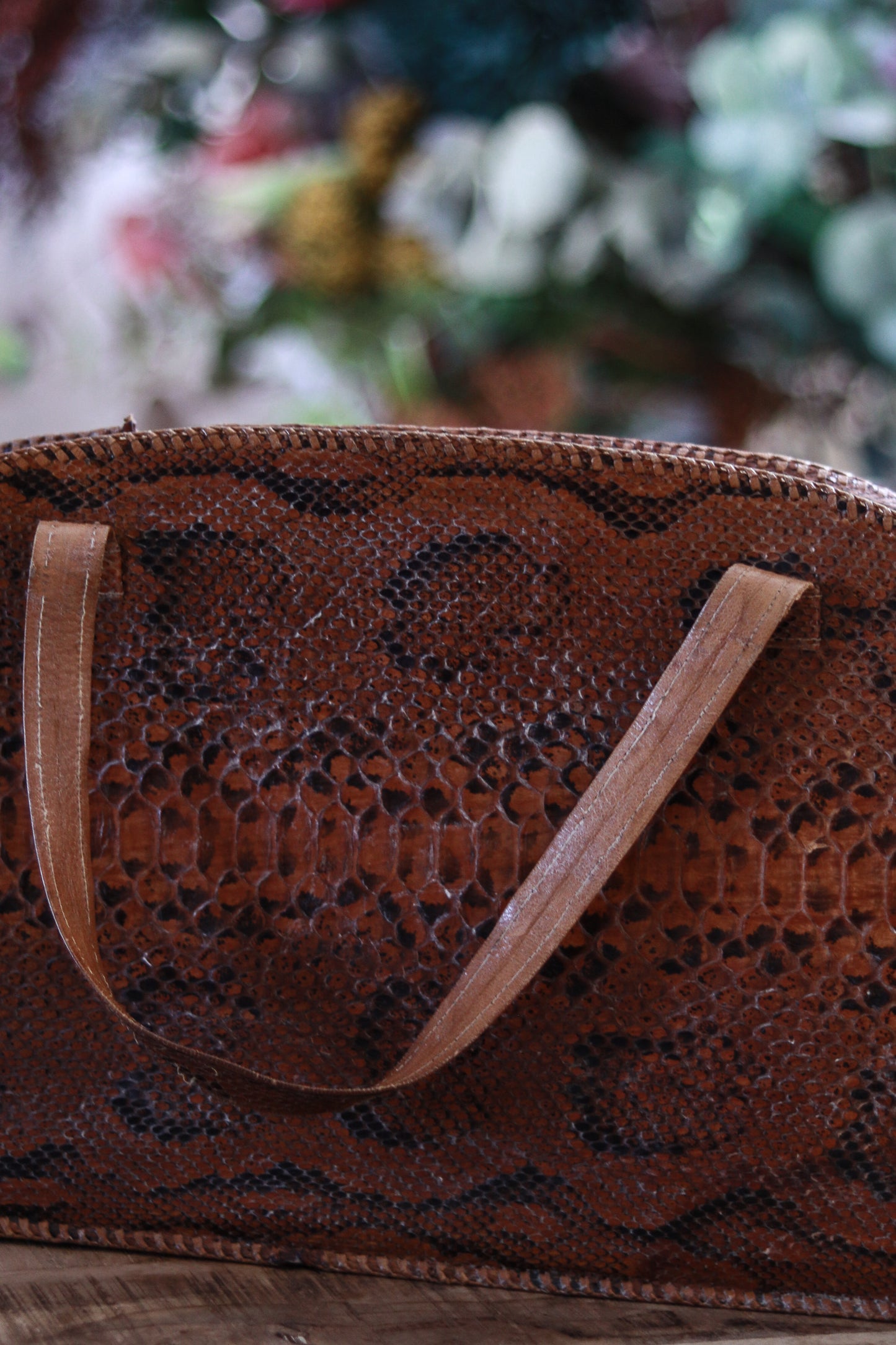 Sac à main cuir exotique