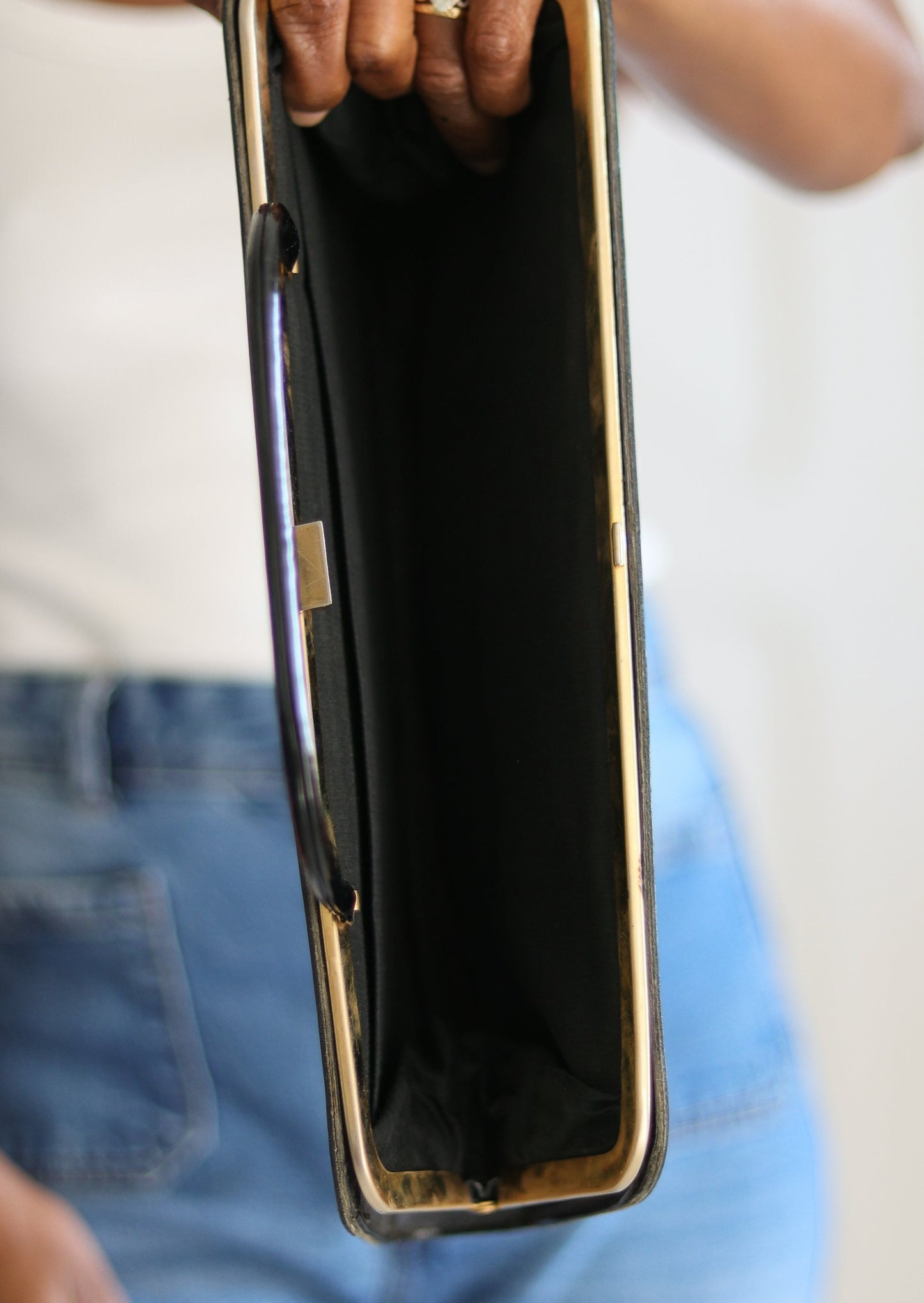 Sac à main cuir vernis