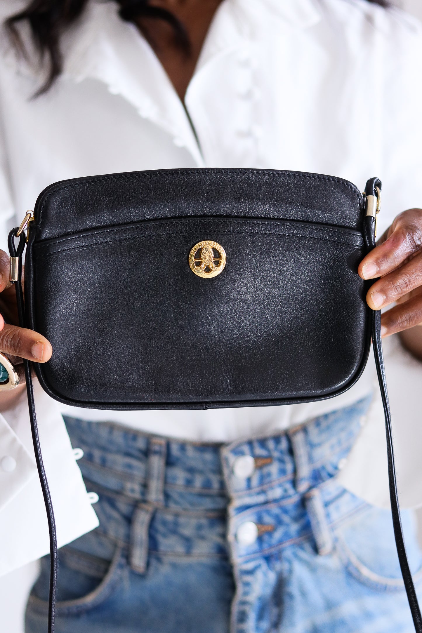 Sac en cuir Pourchet