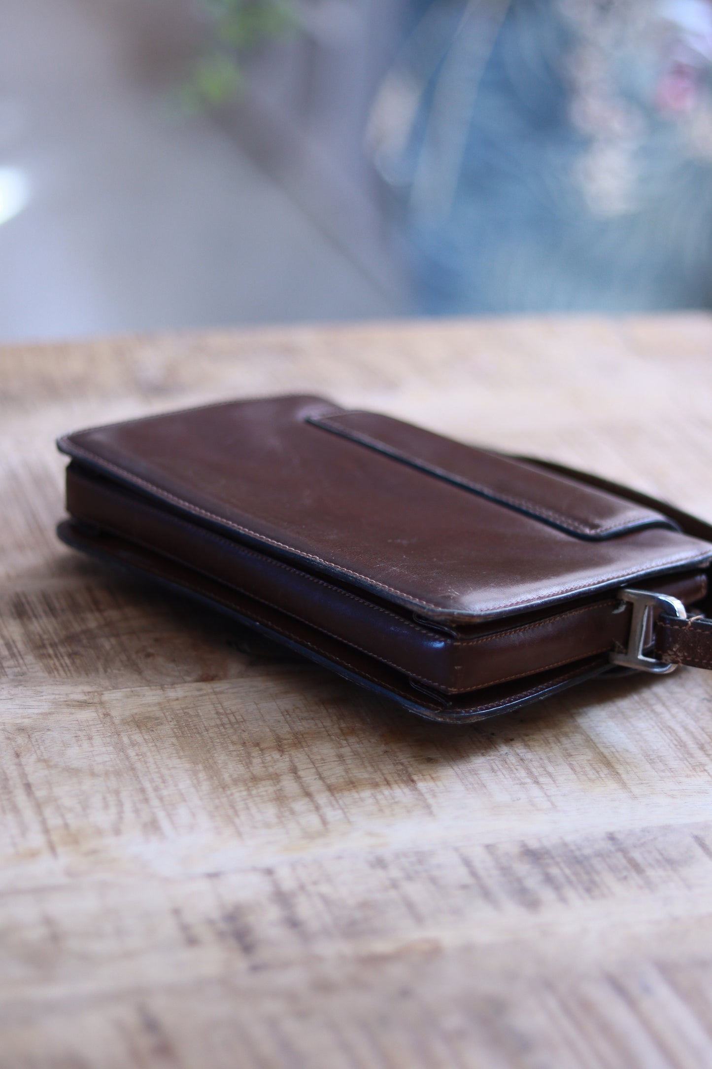 Sac à main cuir marron