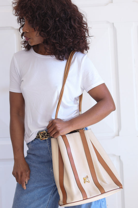 Sac en cuir Pourchet