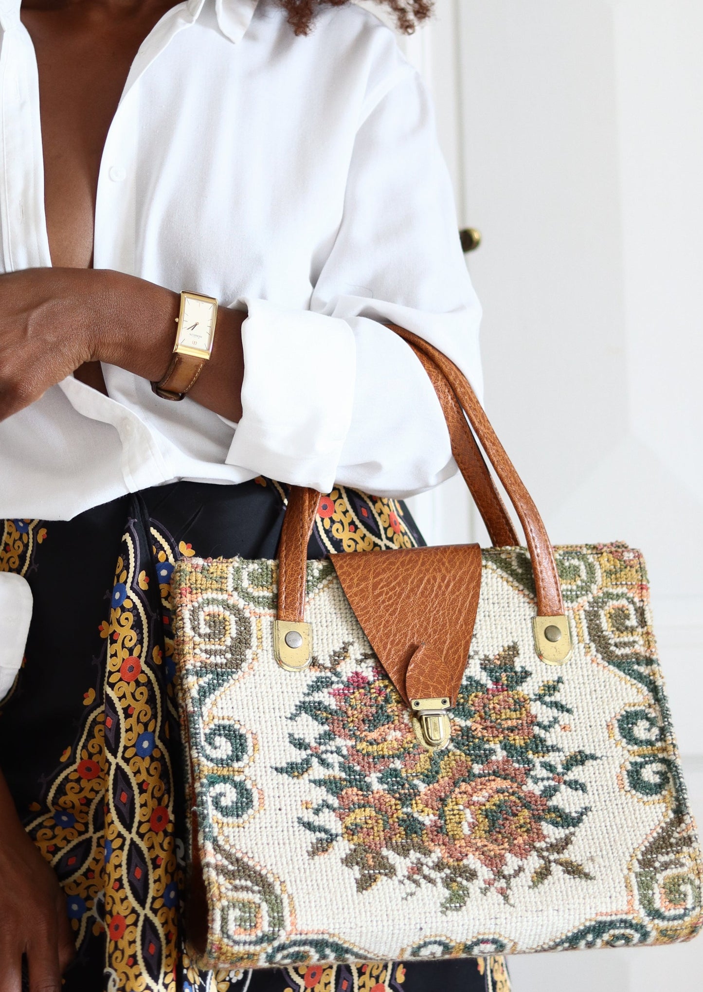 Sac tapisserie vintage