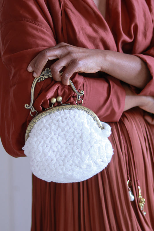 FAIT MAIN mini sac tricot