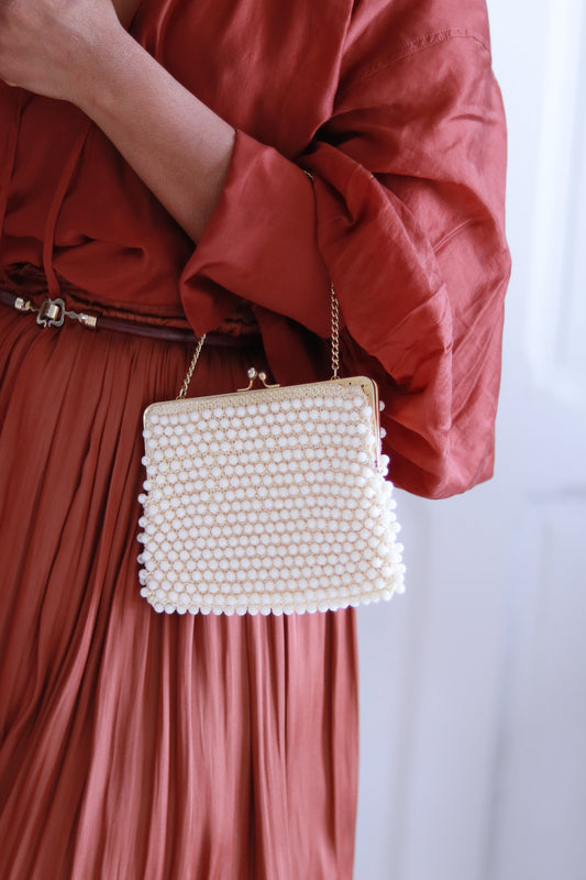 Mini sac perlé