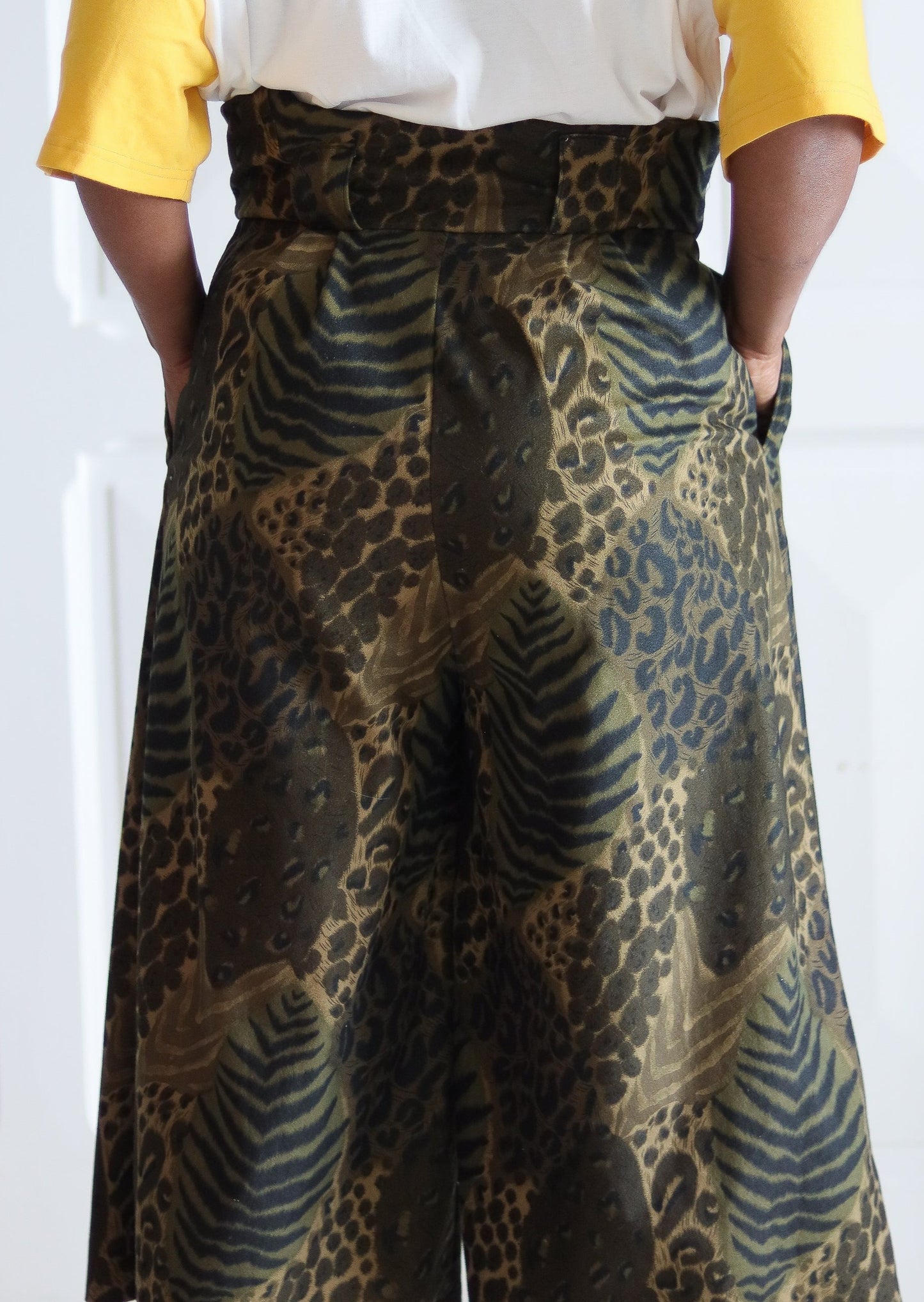 Short vintage zébré