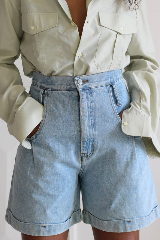 Dakota Blue short jean taille haute