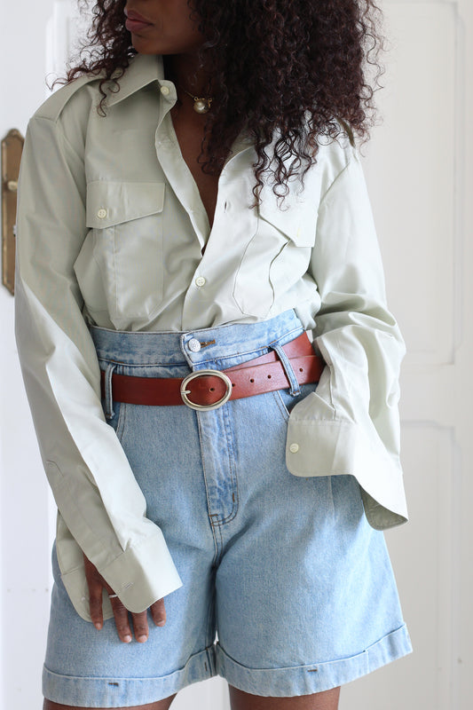 Dakota Blue short jean taille haute