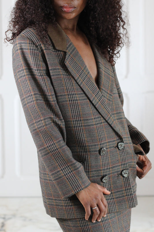 Fait main tailleur jupe en laine