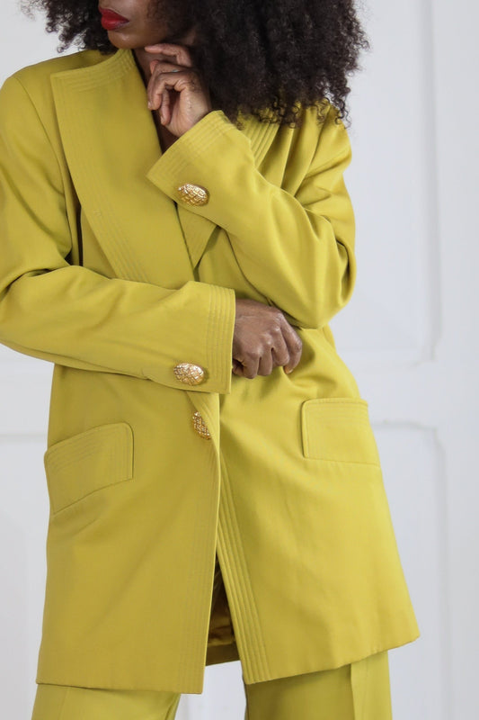 ÉLÈCTRE tailleur pantalon oversize