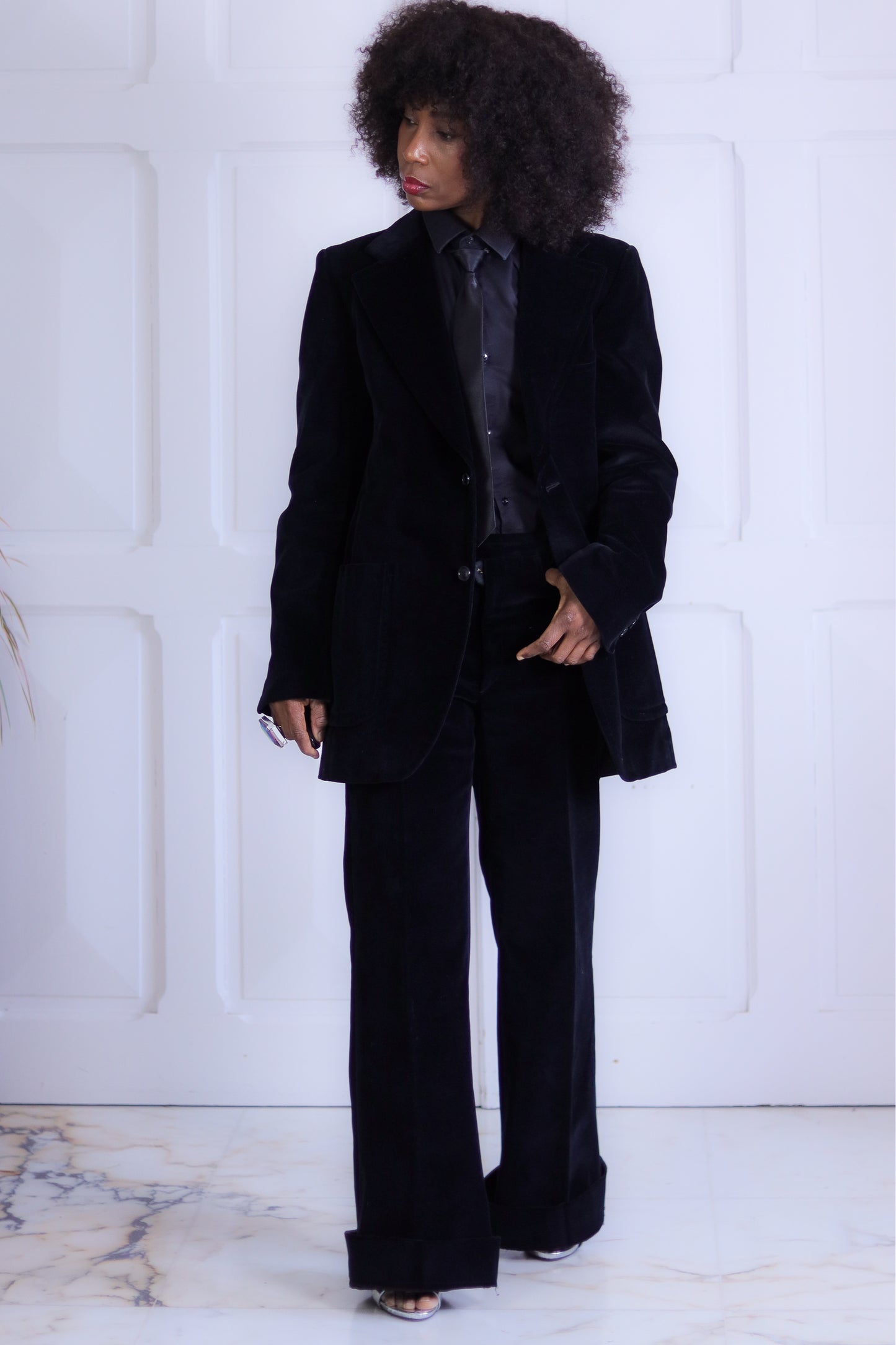 Tailleur pantalon en velours