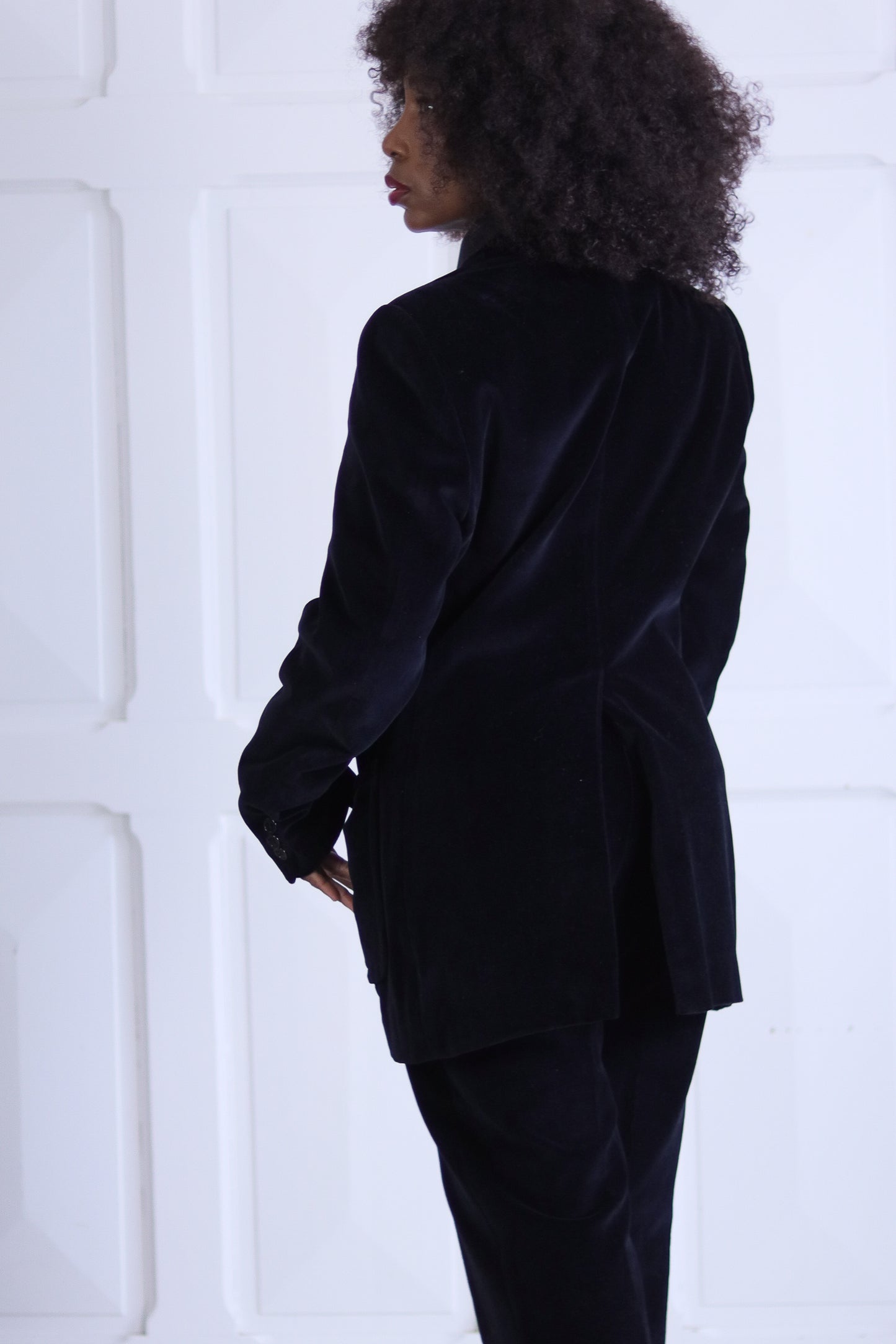 Tailleur pantalon en velours