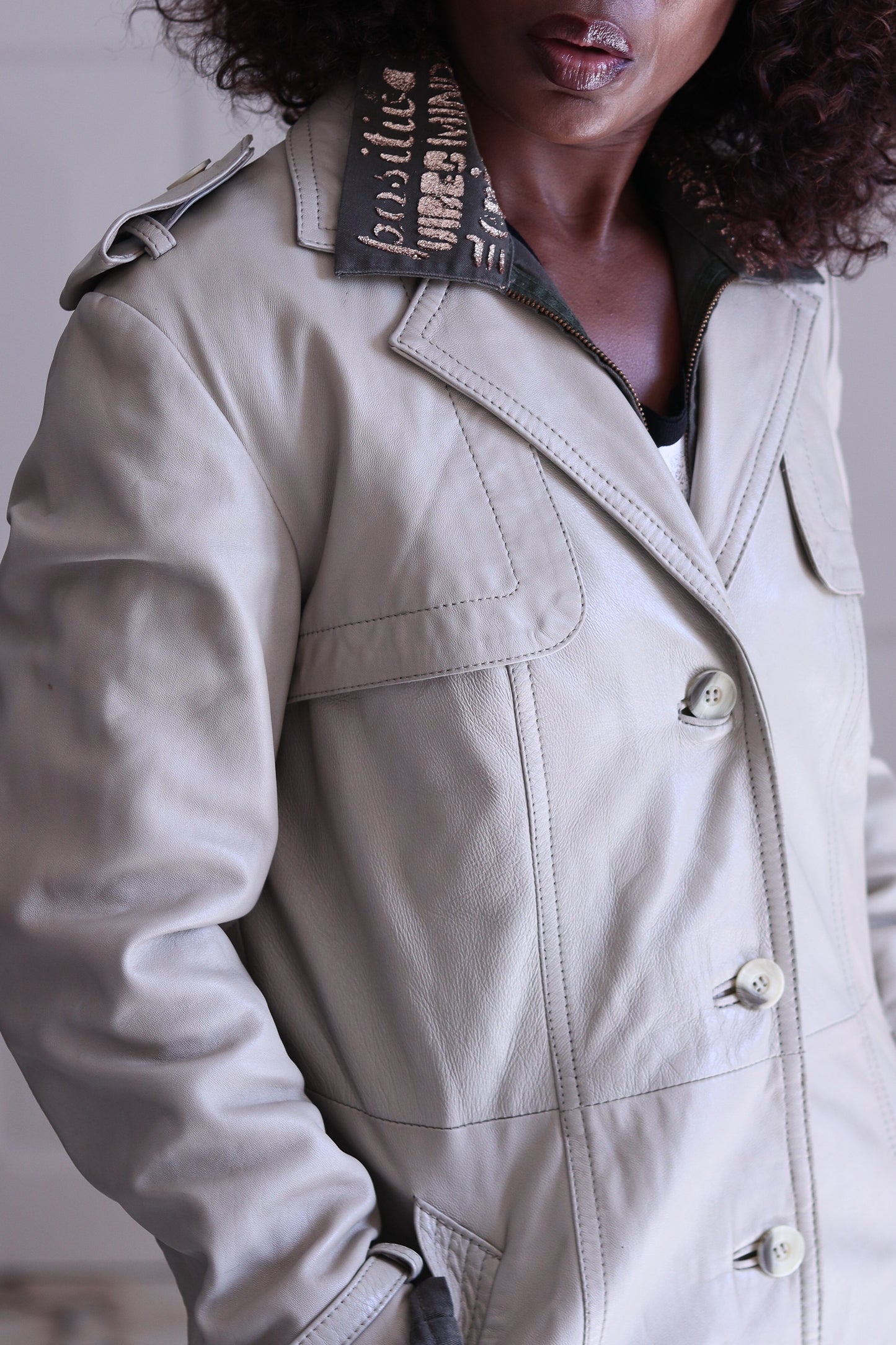 La Cuirerie Trench en cuir