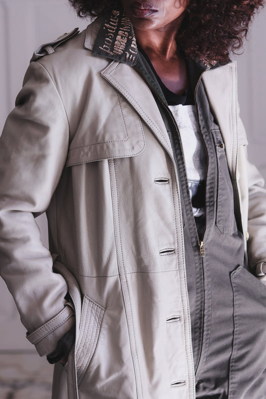 La Cuirerie Trench en cuir