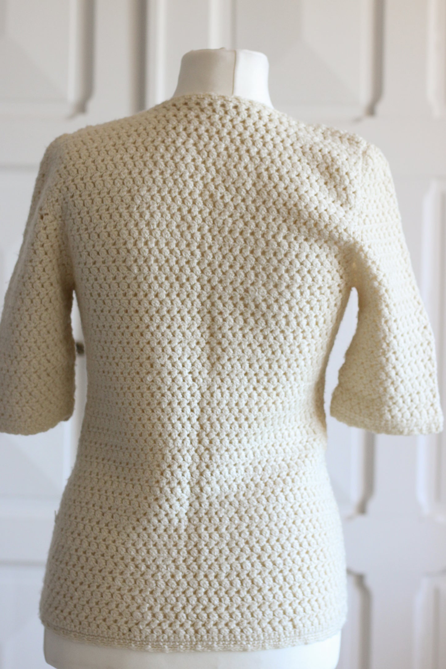 Tricot vintage fait main
